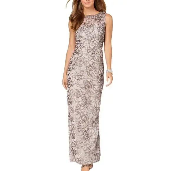 formal dresses lakeland Ignite Evenings Sleeveless Floral Long Gown main image 0